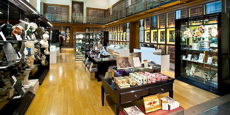 The Grenville Room, one of four shops at the British Museum, British Museum gift shops, London (Photo courtesy of small back room, the shops