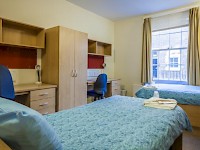 A room at the LSE Passfield Hall dorm