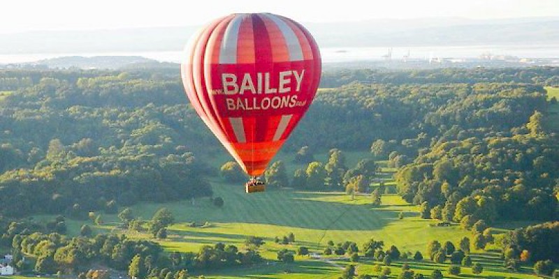 A hot air balloon flight over the English countryside near Bath (Photo by SJMatthews)