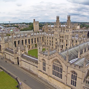 All Souls College in Oxford
				(Photo Â© Reid Bramblett)