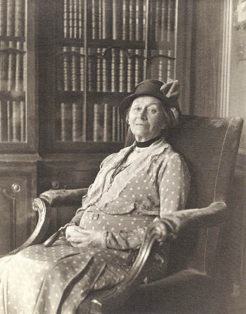 Alice Pleasance Liddell Hargreaves, age 80, See (Photo by W. Coulbourn Brown)