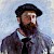 Self Portrait with Beret (1886) by Claude Monet, in a Private Collection, Claude Monet, General (Photo by unknown)