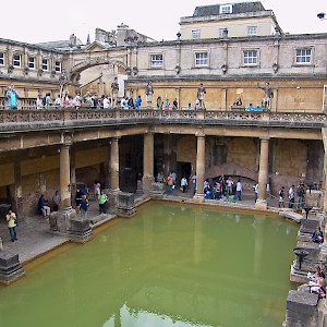 The main pool of the ancient Roman Baths (Photo Â© Reid Bramblett)