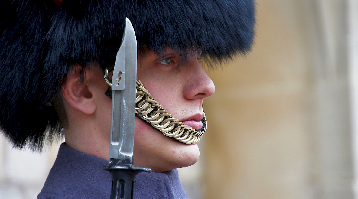 A Royal Guard at the Tower of London