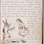 A handwritten page of the original manuscript of Alice's Adventures Under Ground (1864), illustrated by the author, Lewis Carroll, British Library, London (Photo by Lewis Carroll)