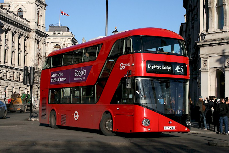 Double-decker buses, London