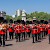 The Band of the Welsh Guards marching south from Buckingham Palace towards Birdcage Walk, Changing of the Guard, London (Photo by Diliff)