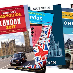 My favorite London guidebooks (Photo images courtesy of the publishers)