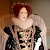 Queen Elizabeth I wax replica, Madame Tussauds, London (Photo by mwanasimba)