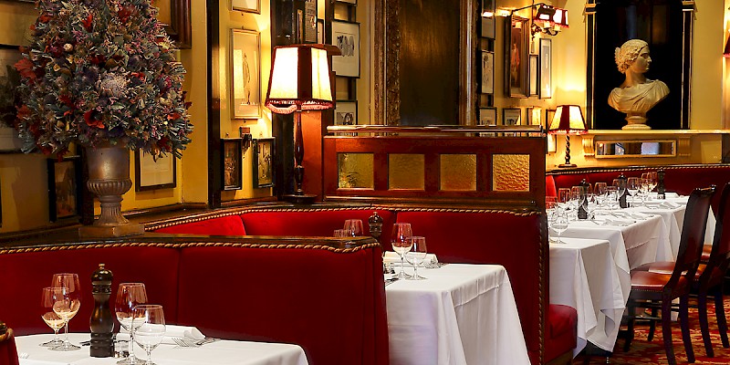 A dining room at Rules, London's oldest restaurant (Photo courtesy of the restaurant)