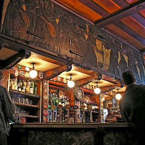 A bar at the Blackfriars (Photo by Eric Parker)