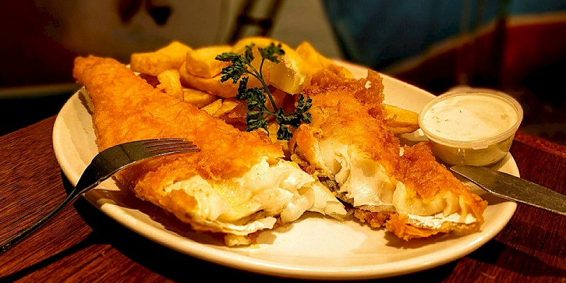 Flaky fish and chips (Photo courtesy of the restaurant)