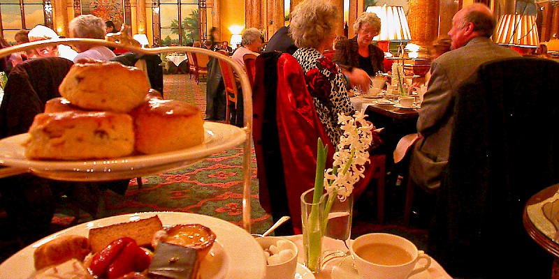 Afternoon tea at The Savoy Hotel (Photo Â© Reid Bramblett)