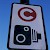 London Congestion Charge camera sign, London by car, London (Photo Â© Transport for London)