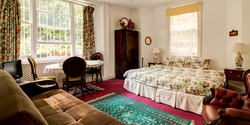 A room at Dawson Place, Juliette's Guest House B&B, London (Photo courtesy of the bed and breakfast)