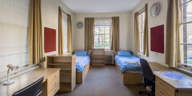 A dorm room at the London School of Economics (Photo courtesy of the LSE)