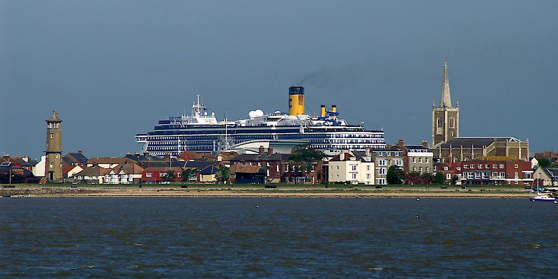 The Costa Atlantica at Harwich International Port (Photo Â© Ian Boyle)