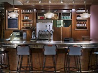 The bar at London's The Generator Hostel