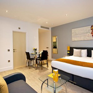 An efficiency suite room at London's StayCity Greenwich High Road (Photo courtesy of the property)