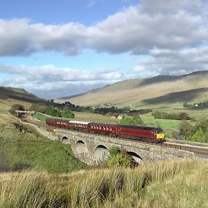 Rail travel in Great Britain (Photo by Don Burgess)