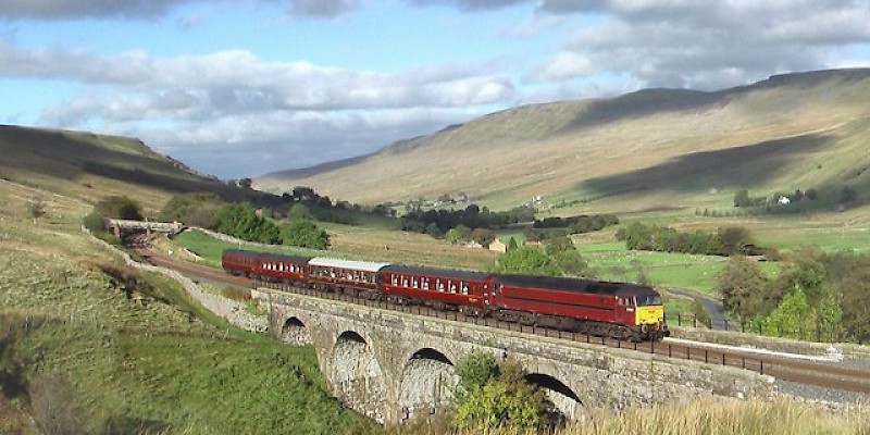 Rail travel in Great Britain (Photo by Don Burgess)