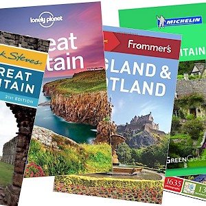 Travel guidebooks to Great Britain (Photo cover images courtesy of the publishers)