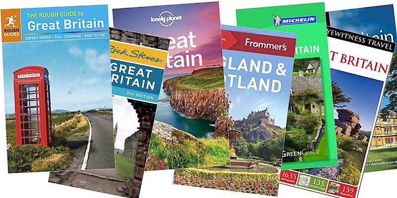 Travel guidebooks to Great Britain (Photo cover images courtesy of the publishers)