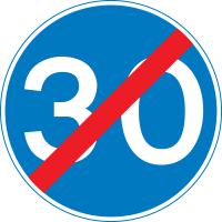 End minimum speed limit