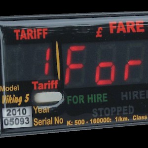 A taxi meter (Photo )