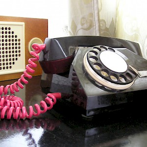 Beware the hotel in-room telephone (Photo by Mark Hills)