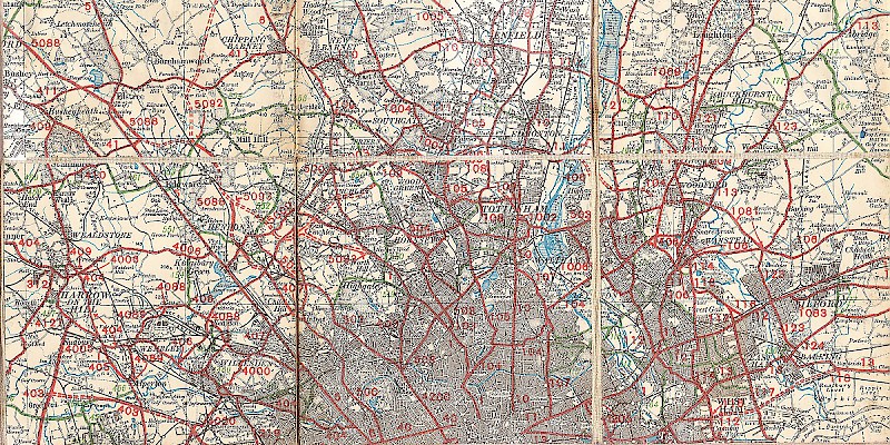 Get an updated map; this 1927 road map of London is interesting only as a historical document (Photo by mikeyashworth)
