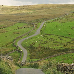 The lovely Stainforth to Malham road in Malhamdale in England's Yorkshire Dales (Photo courtesy of Drivethedales.com)