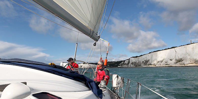 Sailing by the famed white cliffs of Dover, England, Crew a boat, General (Photo by Martin Hesketh)