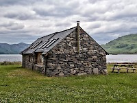 A bothy by Loch Nevis at Kylesmorar