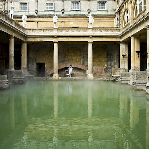 Visit the Roman Baths on a guided walk in Bath (Photo courtesy of Viator)