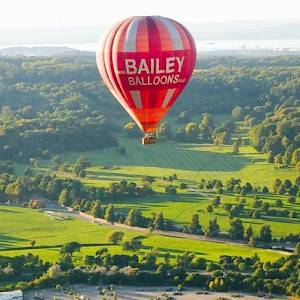 A hot air balloon flight over the English countryside near Bath (Photo by SJMatthews)