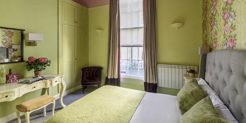 A bedroom at Harington's City Hotel (Photo courtesy of the hotel)