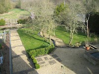 The view of the gardens
