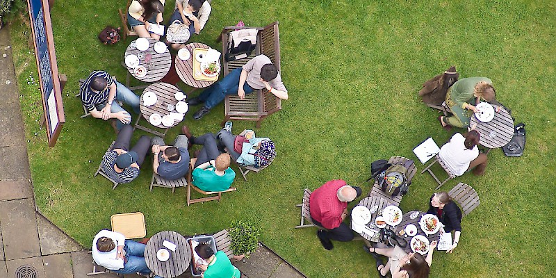 The Vaults & Garden Cafe from above (Photo Â© Reid Bramblett)