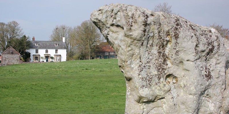 The B&B really is inside the stone circle (Photo courtesy of the property)