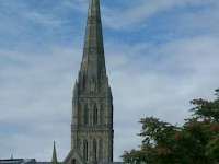 A view of the Cathedral spire