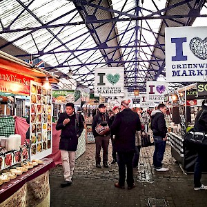 Stalls at Greenwich Market (Photo by Garry Knight)