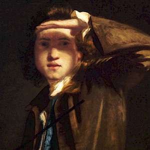 Self-Portrait (c. 1748) by Joshua Reynolds, aged 24, at the National Gallery, London (Photo courtesy of the National Gallery)