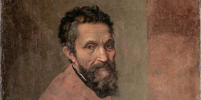 Unfinished Portrait of Michelangelo (ca. 1544) by his student, Daniele da Volterra, in the Metropolitan Museum of Art, New York (Photo courtesy of the Metropolitan Museum of Art)