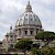 The dome of St. Peter's, designed by Michelangelo, Vatican City, Rome, Italy, Michelangelo, General (Photo by Myrabella)
